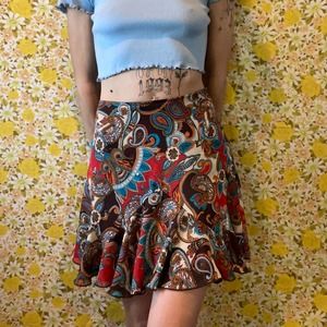Women’s A. Byer Boho Paisley Summer Skirt